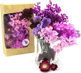 Džiovintų gėlių dėžutė kaina ir informacija | Dirbtinės gėlės | pigu.lt
