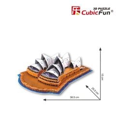 3D пазл Sydney Opera house C067h3D пазл CubicFun Sydney Opera house C067h цена и информация | Пазлы | pigu.lt