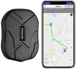 Трекер GPS TKMOS Song Magnet, 3-месячный режим ожидания GPS, система мониторинга транспортных средств в реальном времени, водонепроницаемый локатор GPS, анти-потерянное GPS местоположение с бесплатным приложением для смартфона цена и информация | Аксессуары для телефонов | pigu.lt