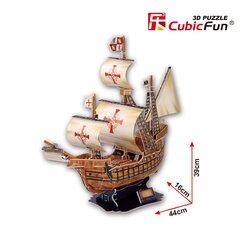 3D dėlionė CubicFun Laivas „Santa Maria“ kaina ir informacija | Dėlionės (puzzle) | pigu.lt