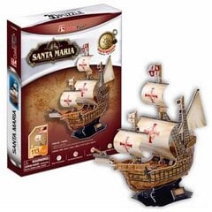 3D dėlionė CubicFun Laivas „Santa Maria“ kaina ir informacija | CubicFun Vaikams ir kūdikiams | pigu.lt