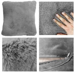 Dekoratyvinis pliušinis pagalvės užvalkalas Oslo kaina ir informacija | Dekoratyvinės pagalvėlės ir užvalkalai | pigu.lt