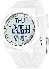 Wifort Digital Watches Мужчины женщины, 5 атм для водонепроницаемых наручных часов с EL фоновым освещением с двойным часовым поясом. B086YL1XTD цена и информация | Мужские часы | pigu.lt