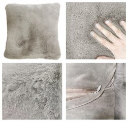Dekoratyvinis pliušinis pagalvės užvalkalas Oslo kaina ir informacija | Dekoratyvinės pagalvėlės ir užvalkalai | pigu.lt
