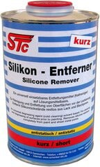 STC Силиконовый снятие силикона Краткое средство 1 л. Уборщики для автомобильной краски для очистки поверхности перед покраской (1 л) цена и информация | Автохимия | pigu.lt