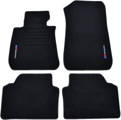 MattenProfis Velours Logo Pb Performance Mats для BMW 3 Series E90 Лимузин от BJ.2005-2012 цена и информация | Модельные резиновые коврики | pigu.lt