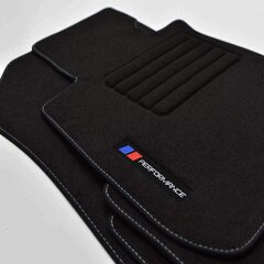 MattenProfis Velours Logo Pb Performance Mats для BMW 3 Series E90 Лимузин от BJ.2005-2012 цена и информация | Модельные резиновые коврики | pigu.lt