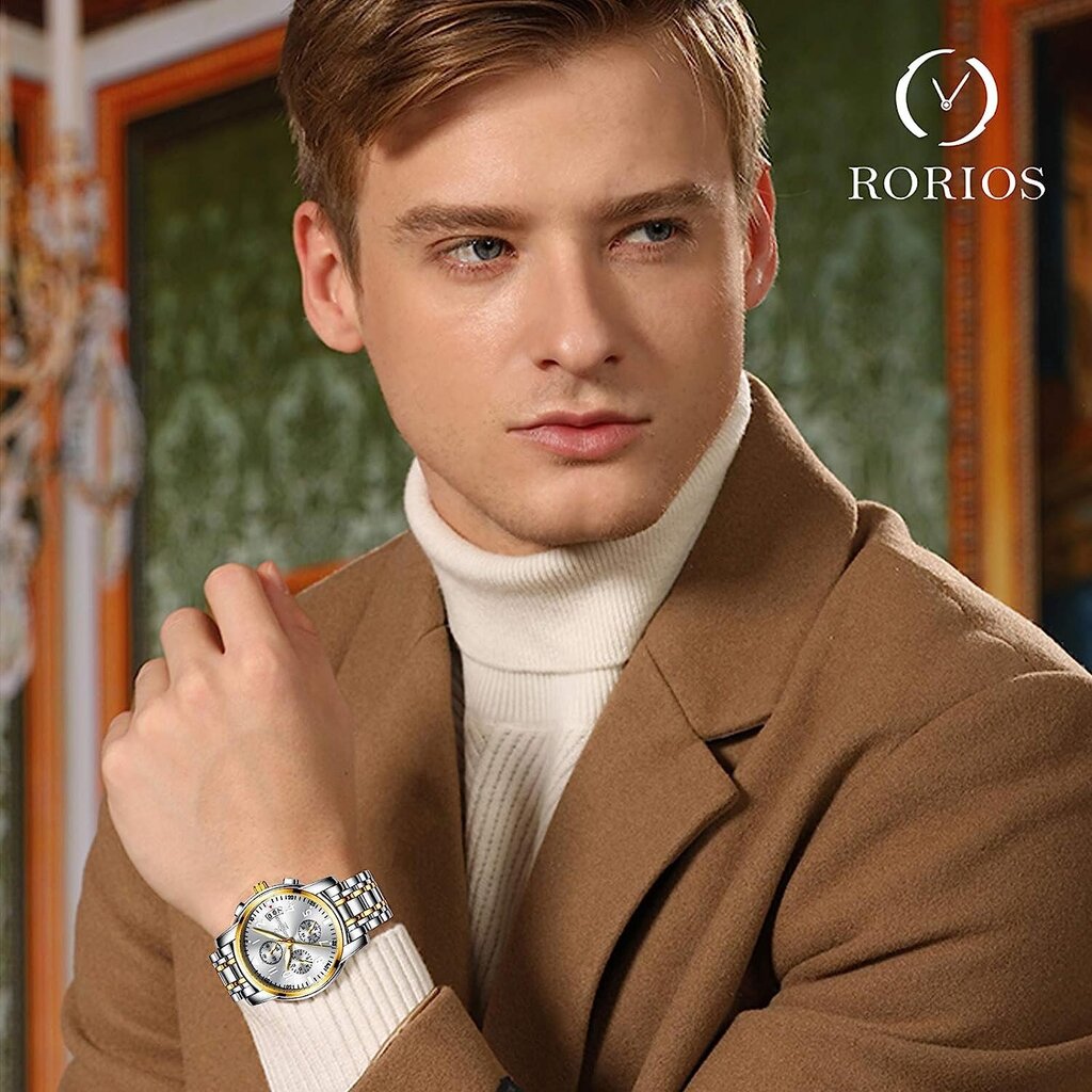 Laikrodis vyrams Rorios B07FZ4TW6J цена и информация | Vyriški laikrodžiai | pigu.lt