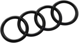 Audi 8W9853742AT94 Знак кольца задней двери Black Edition Emblem Blackline Black (20,1 x 7,0 см) цена и информация | Автопринадлежности | pigu.lt