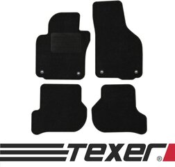 Carmat Texer Textile Footbrats, подходящие для VW Golf V BJ. 2003-2008 Basic цена и информация | Модельные текстильные коврики | pigu.lt