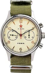 Seagull 1963 40 мм сапфировый кристалл ST1901 Часовые работы мужчины хронограф наручные часы 1963 SU1963S40, зеленый, 40 мм, ремни B08NDT6BQD цена и информация | Мужские часы | pigu.lt