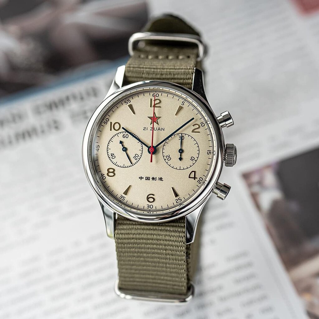 Laikrodis vyrams Seagull 1963 ST1901 Chronograph цена и информация | Vyriški laikrodžiai | pigu.lt