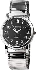 Classix Men-Clock Birstwatch Zugarmband Metal Analog Quartz 2700008-001 B07RG7R42S цена и информация | Мужские часы | pigu.lt