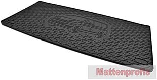 Маттенпрофис резиновый мат Trolley Gap GKK подходит для VW T6 Multivan L1 от BJ. 2015 + дверной коврик для обуви цена и информация | Автомобильные чехлы, аксессуары | pigu.lt