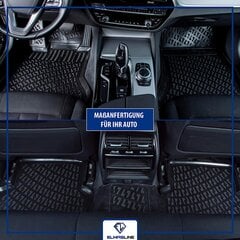 Guminiai kilimėliai Elmasline Design 3D VW Tiguan II 2016 kaina ir informacija | Modeliniai guminiai kilimėliai | pigu.lt