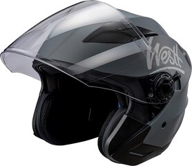 Мотоцикл West Jet Motorcycle Helme I Мотоциклетный шлем I Scooter Helme с двойным козырьком I Jethelm Men & Women I Ithouth цена и информация | Шлемы для мотоциклистов | pigu.lt