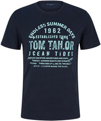 Vyriški marškinėliai Tom Tailor 1031567.10668, juodi kaina ir informacija | Vyriški marškinėliai | pigu.lt