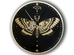 Sieninis laikrodis Drugelis, 28 cm - Wolf Kult kaina ir informacija | Laikrodžiai | pigu.lt