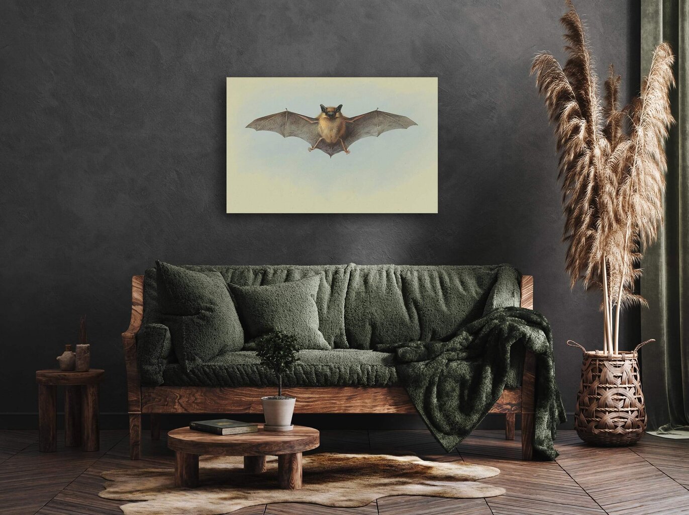 Reprodukcija Study of a Bat (Archibald Thorburn), 40x60 cm kaina ir informacija | Reprodukcijos, paveikslai | pigu.lt