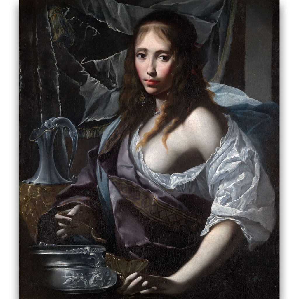 Reprodukcija Artemisia Prepares To Drink (Felice Ficherelli), 80x65 cm kaina ir informacija | Reprodukcijos, paveikslai | pigu.lt