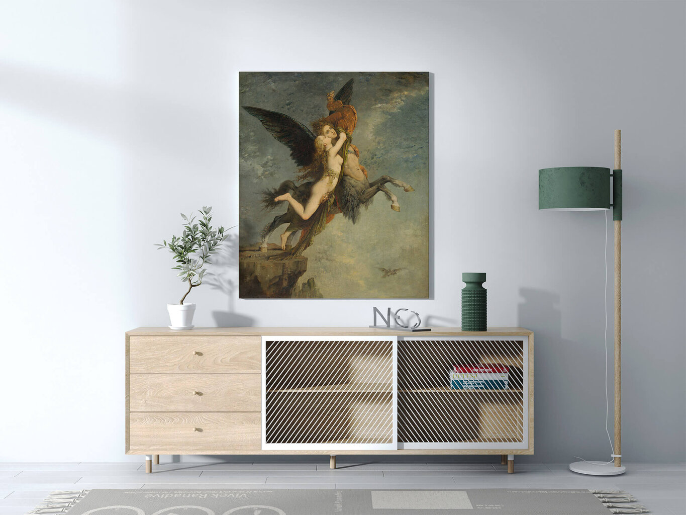 Reprodukcija The Chimera (Gustave Moreau), 80x65 cm kaina ir informacija | Reprodukcijos, paveikslai | pigu.lt