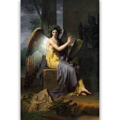 Reprodukcija Clio, Muse of History (Charles Meynier), 100x60 cm kaina ir informacija | Reprodukcijos, paveikslai | pigu.lt