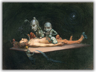 Reprodukcija Naked Man Lying on a Table, 40x60 cm kaina ir informacija | Reprodukcijos, paveikslai | pigu.lt