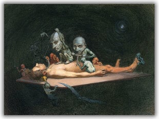 Reprodukcija Naked Man Lying on a Table, 100x70 cm kaina ir informacija | Reprodukcijos, paveikslai | pigu.lt