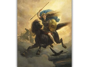 Reprodukcija The Valkyrie (Peter Nicolai Arbo), 40x35 cm kaina ir informacija | Reprodukcijos, paveikslai | pigu.lt