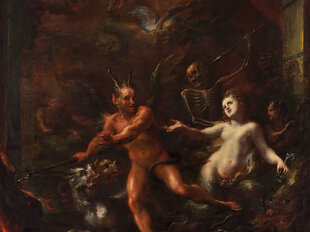Reprodukcija Gates of Hell (Giacomo Del Po), 40x35 cm kaina ir informacija | Reprodukcijos, paveikslai | pigu.lt