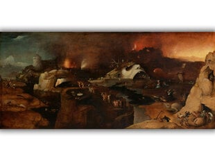 Reprodukcija Christ’s Descent into Hell (Follower of Hieronymus Bosch), 80x40 cm kaina ir informacija | Reprodukcijos, paveikslai | pigu.lt