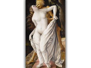 Reprodukcija Death and the Woman (Hans Baldung), 60x30 cm kaina ir informacija | Reprodukcijos, paveikslai | pigu.lt