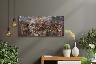 Reprodukcija Žalgirio mūšis (Jan Matejko), 60x30 cm kaina ir informacija | Reprodukcijos, paveikslai | pigu.lt