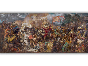 Репродукция Грюнвальдская битва (Ян Матейко), 100x50 см цена и информация | Репродукции, картины | pigu.lt