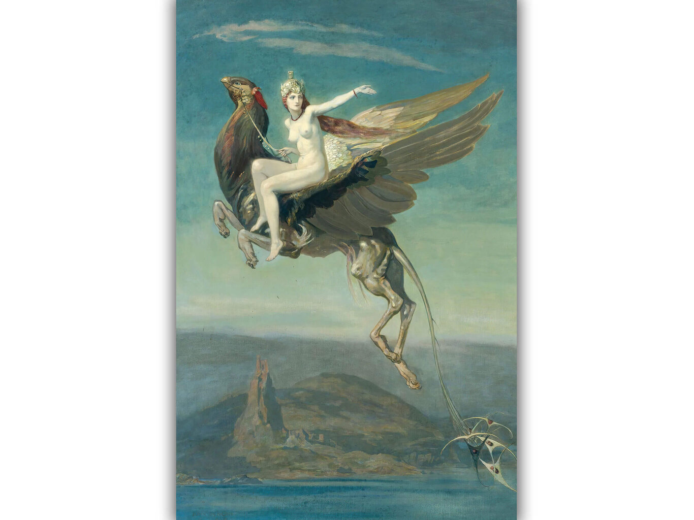 Reprodukcija Heptu Bidding Farewell To The City Of Obb (John Duncan), 60x30 cm цена и информация | Reprodukcijos, paveikslai | pigu.lt