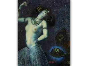 Reprodukcija Salome II (Franz von Stuck), 40x35 cm kaina ir informacija | Reprodukcijos, paveikslai | pigu.lt