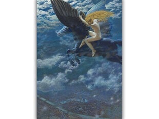 Reprodukcija Dream Idyll (A Valkyrie) (Edward Robert Hughes), 30x40 cm kaina ir informacija | Reprodukcijos, paveikslai | pigu.lt