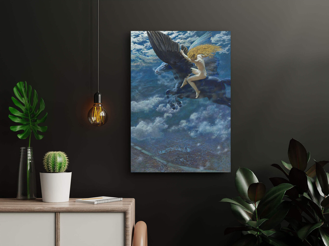 Reprodukcija Dream Idyll (A Valkyrie) (Edward Robert Hughes), 30x40 cm kaina ir informacija | Reprodukcijos, paveikslai | pigu.lt