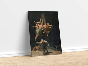 Reprodukcija Witches’ Flight (Francisco Goya), 30x40 cm kaina ir informacija | Reprodukcijos, paveikslai | pigu.lt