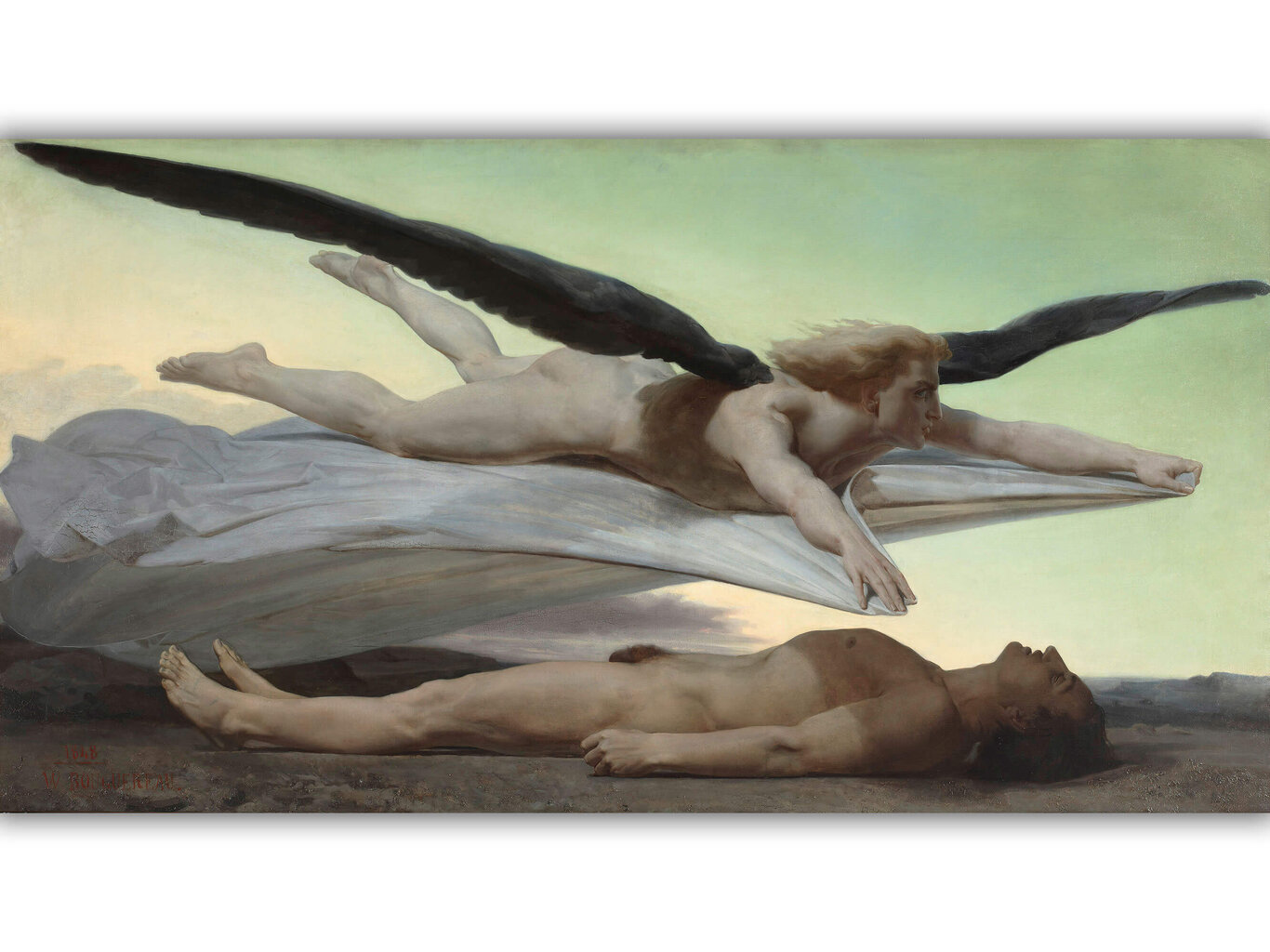Reprodukcija Equality Before Death (William Bouguereau), 80x40 cm kaina ir informacija | Reprodukcijos, paveikslai | pigu.lt