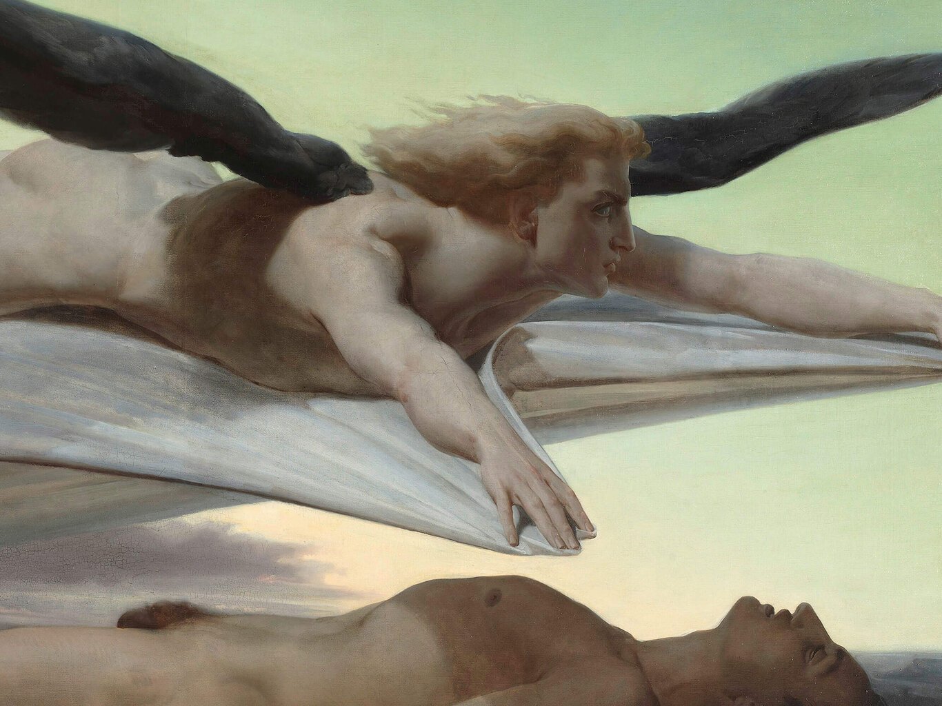 Reprodukcija Equality Before Death (William Bouguereau), 80x40 cm kaina ir informacija | Reprodukcijos, paveikslai | pigu.lt