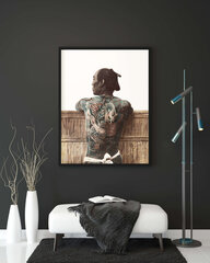 Paveikslas Nude photography of tattooed Japanese man (19a) (Kusakabe Kimbei), 80x65 cm kaina ir informacija | Reprodukcijos, paveikslai | pigu.lt