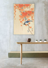 Reprodukcija Great Tit on Paulownia Branch (Ohara Koson), 100x70 cm kaina ir informacija | Reprodukcijos, paveikslai | pigu.lt