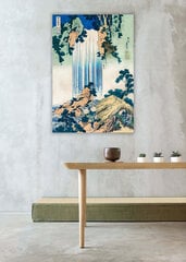 Reprodukcija Yoro Waterfall in Mino Province (Katsushika Hokusai), 100x70 cm kaina ir informacija | Reprodukcijos, paveikslai | pigu.lt