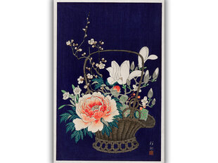 Reprodukcija Bamboo flower basket (Ohara Koson), 100x70 cm kaina ir informacija | Reprodukcijos, paveikslai | pigu.lt