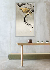 Reprodukcija Eagle on a Branch (Ohara Koson), 60x30 cm kaina ir informacija | Reprodukcijos, paveikslai | pigu.lt