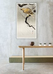 Reprodukcija Eagle on a Branch (Ohara Koson), 100x60 cm kaina ir informacija | Reprodukcijos, paveikslai | pigu.lt