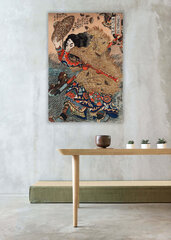 Reprodukcija Hero of the Suikoden (Utagawa Kuniyoshi), 100x70 cm kaina ir informacija | Reprodukcijos, paveikslai | pigu.lt