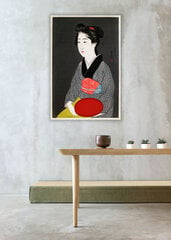 Reprodukcija Waitress Holding a Tray (Goyō Hashiguchi), 60x80 cm kaina ir informacija | Reprodukcijos, paveikslai | pigu.lt