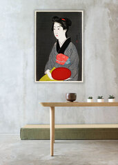Reprodukcija Waitress Holding a Tray (Goyō Hashiguchi), 100x70 cm kaina ir informacija | Reprodukcijos, paveikslai | pigu.lt